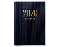 2026 Agenda - Weekagenda 7D/2P - A5 Softcover Zwart - 15x21cm