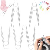 32-delige Breinaalden Set – Roestvrijstalen Rondbreinaalden & Sokkennaalden, 2,0–5,0 Mm – Perfect Voor Beginners & Gevorderden – Sjaals, Mutsen, Handschoenen