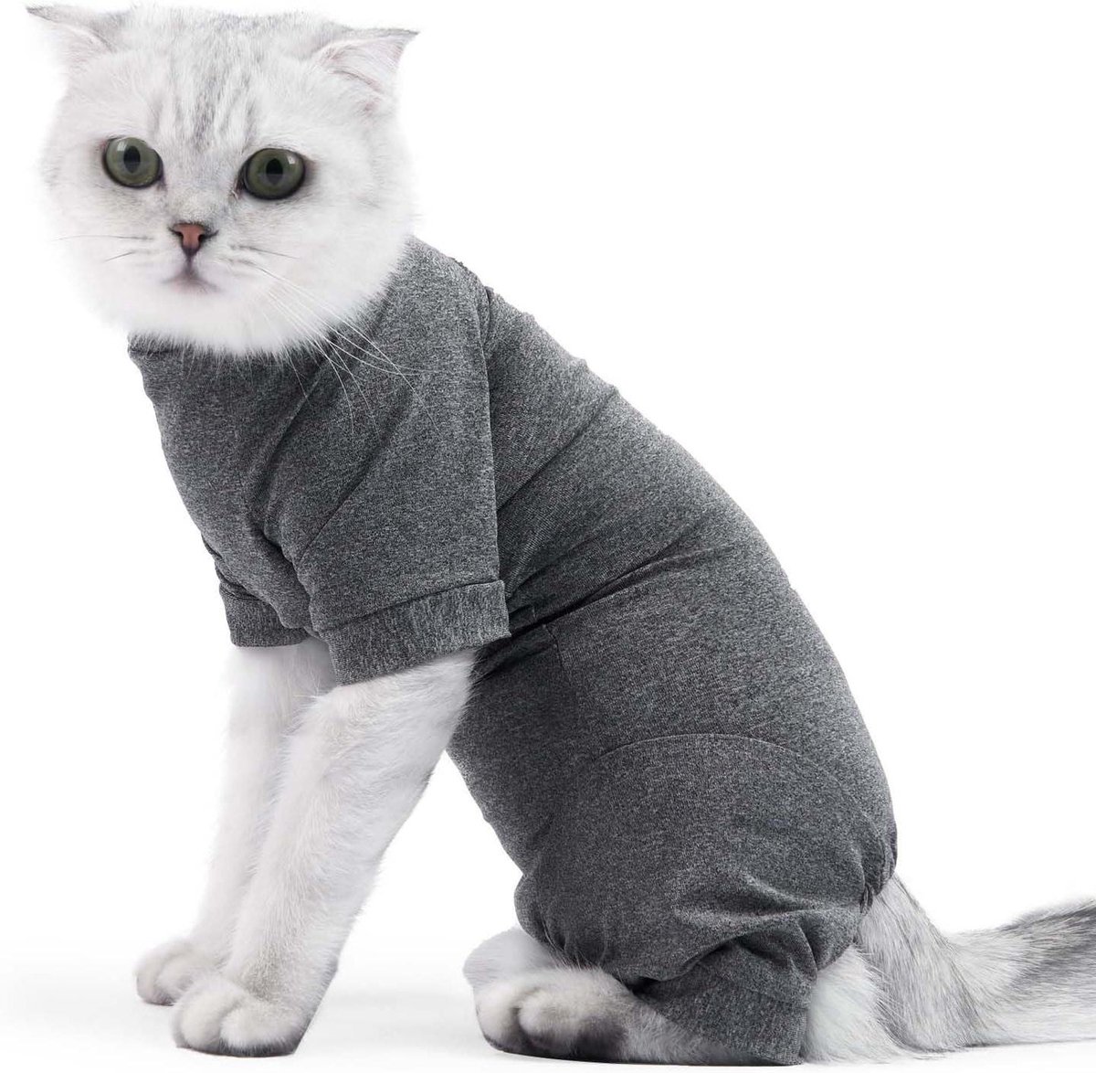 Cosensi - Kattenbody na operatie voor sneller herstel en bescherming - Anti-lek chirurgisch kleding voor huisdieren - Medische kleding voor katten - Maat S