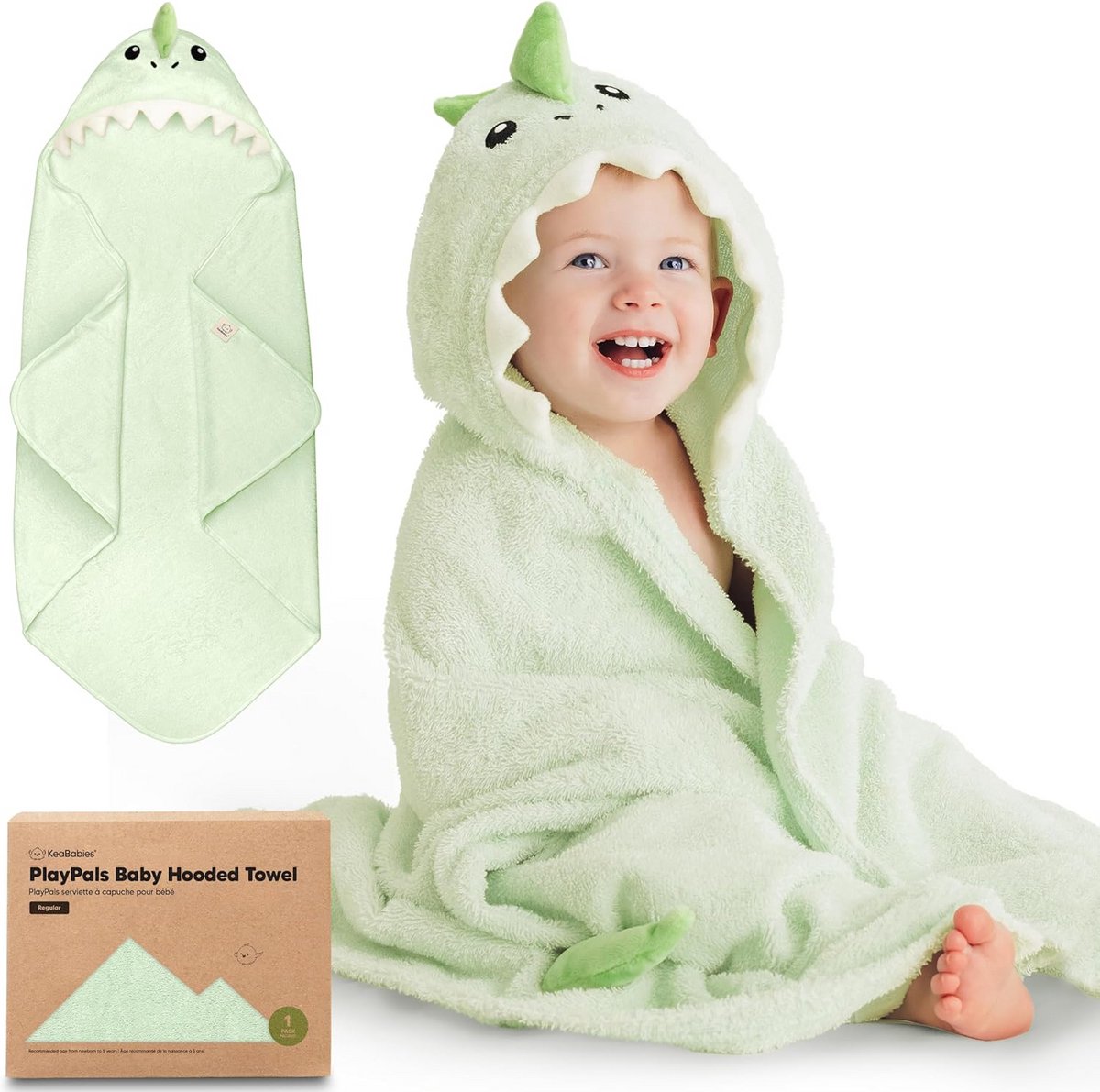 Grote Baby Baddoek met Capuchon - 100% Zacht & Absorberend Katoen voor Baby's en Peuters