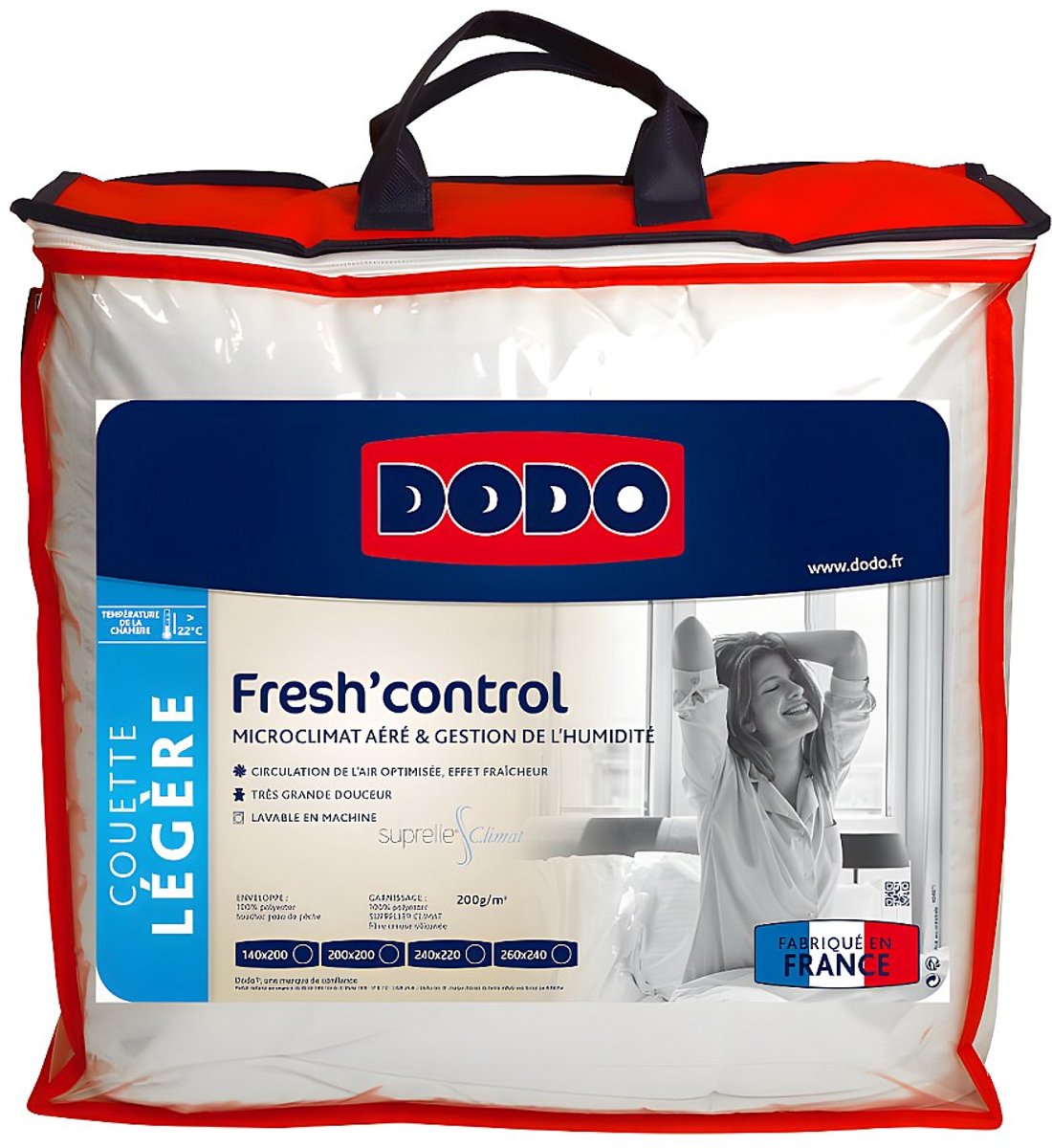 DODO Dekbed DODO anti-transpirant FRESH CONTROL - 140 x 200 cm