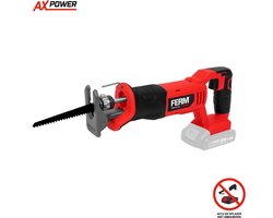 FERM - AX-POWER - RSM1024 - Accu - Reciprozaag - 20V - inclusief - 3 zaagbladen - Snelwisselsysteem - Zonder accu en zonder lader - Uitwisselbaar met FX-POWER platform - Draadloze - takkenzaag - Reciprocating saw