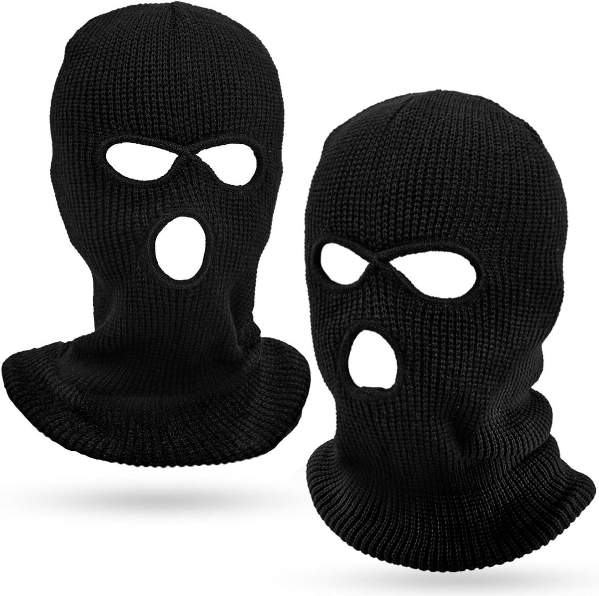 Cosensi Bivakmuts met 3 Gaten Winter Gebreide Balaclava voor Mannen en Vrouwen Outdoor Sport Any