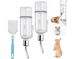 Cosensi - Drinkfles voor kleine knaagdieren - Staand en hangend te gebruiken - Waterdispenser met houder