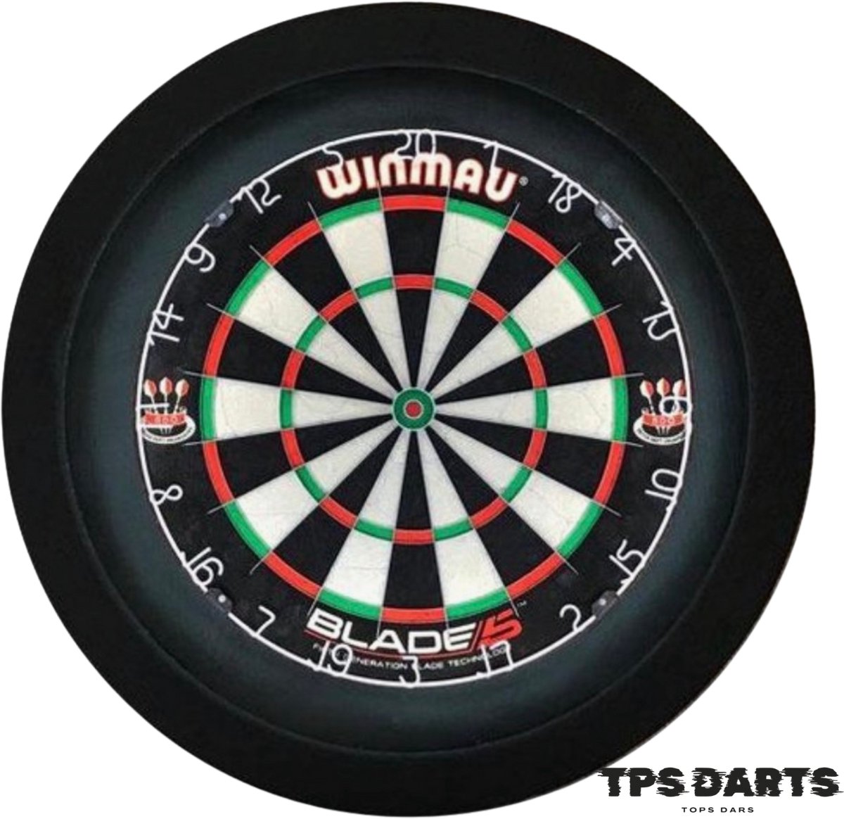 Tps Darts dartbord verlichting - Premium zwart - dartbord verlichting - dartbord - dartbordverlichting - surrorundring.