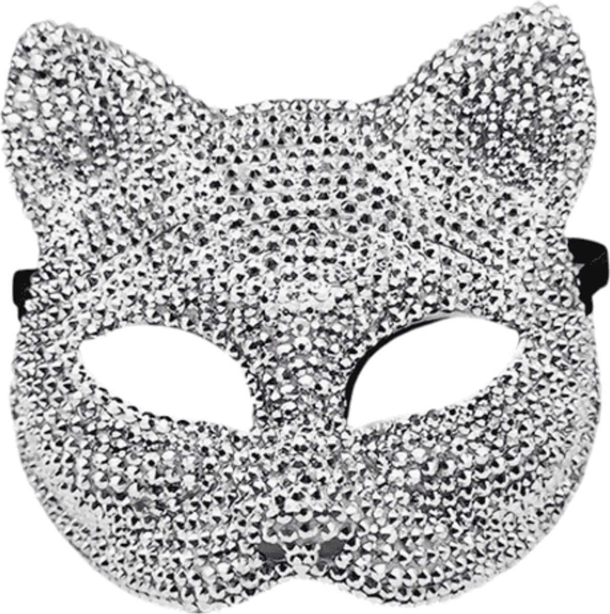 Sexy Kitten Oogmasker - Glinsterende Steentjes - festival - sexy - prachtig masker