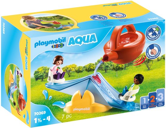 PLAYMOBIL 1.2.3. Aqua Waterwip met gieter - 70269