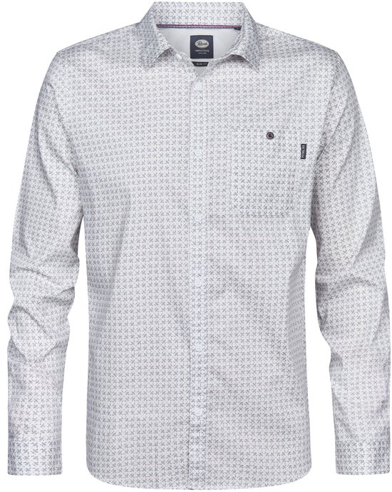 Petrol Industries - Chemise pour homme avec imprimé all-over Zenith - Wit - Taille M