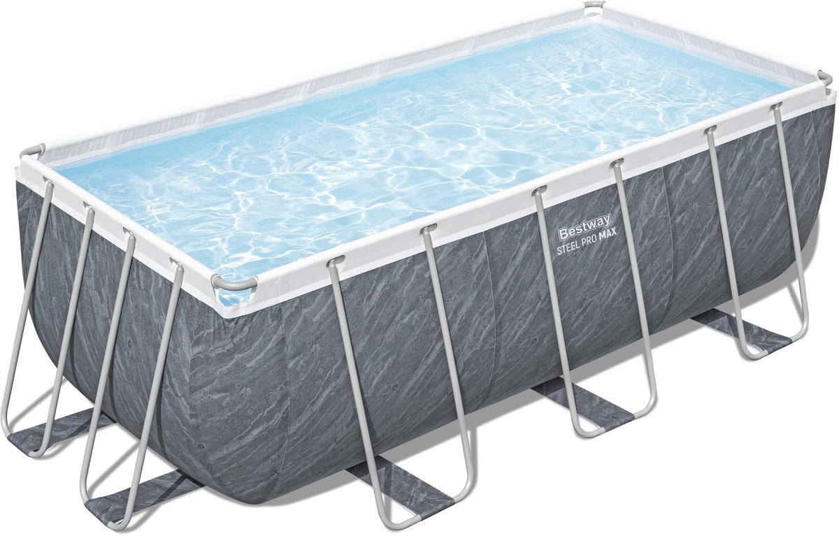 Bestway Power Steel zwembad - 412 x 201 x 122 cm (Rotan)