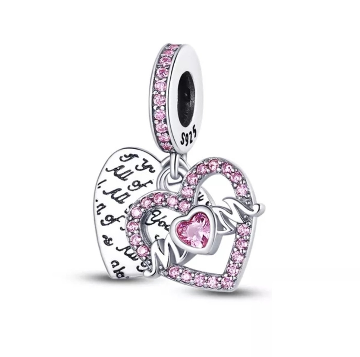 RomyStones – Mom Bedel – 925 Sterling Zilver – All of Me Love You – Liefde & Familie