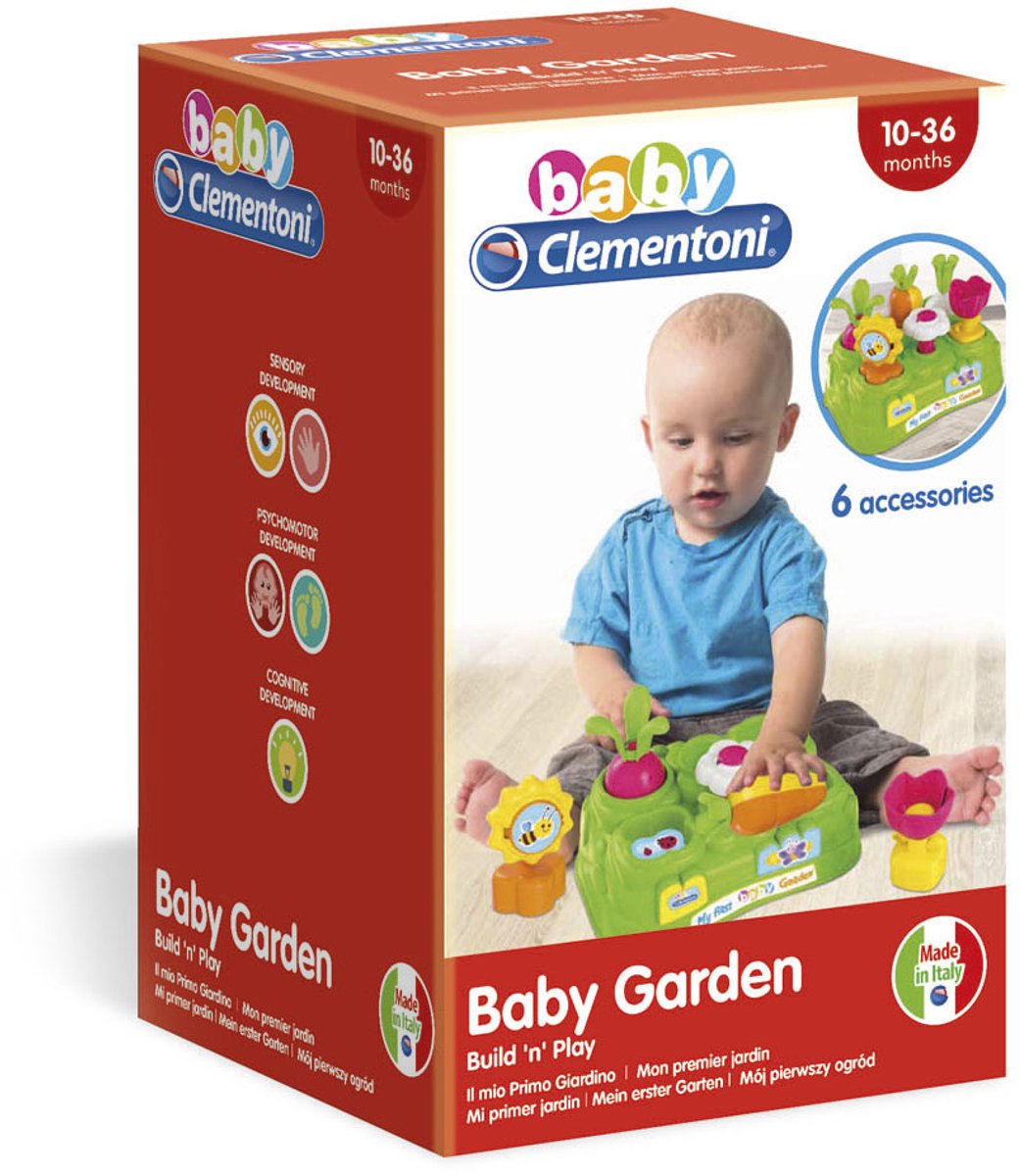 Baby Clementoni - Baby Garden - Motoriek Speelgoed - Mini Activiteitentafel - Educatief Speelgoed - vanaf 10 maanden — afbeelding 12