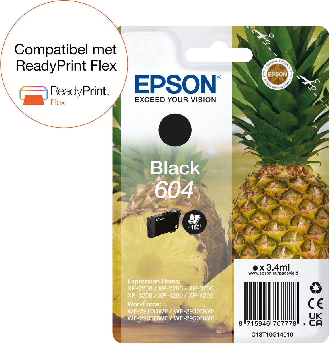 Original Ink Cartridge Epson 604 Black
