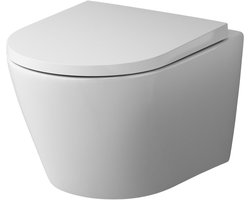 AM.PM Flash - Hangtoilet - Softclose Toiletbril - Randloos diepspoel - Glans Wit - WC Pot