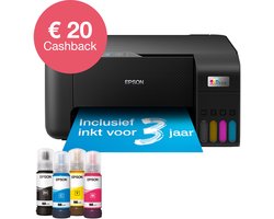Epson EcoTank ET-2860 - All-in-One Inkttank Printer- Zwart