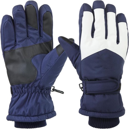 Handschoenen winter - handschoenen waterdicht-Thermische Handschoenen -Heren skihandschoenen -Winter Waterdicht Warm Werk Handschoen-Geschikt voor skiën, winterfietsen, snowboarden en andere buitenactiviteiten -Verdikt en met fleece gevoerd ontwerp