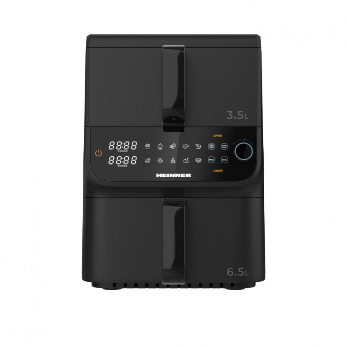 Heinner Dubbele Air Fryer 10 L - Heteluchtfriteuse 2 Manden - Heinner - €99,99