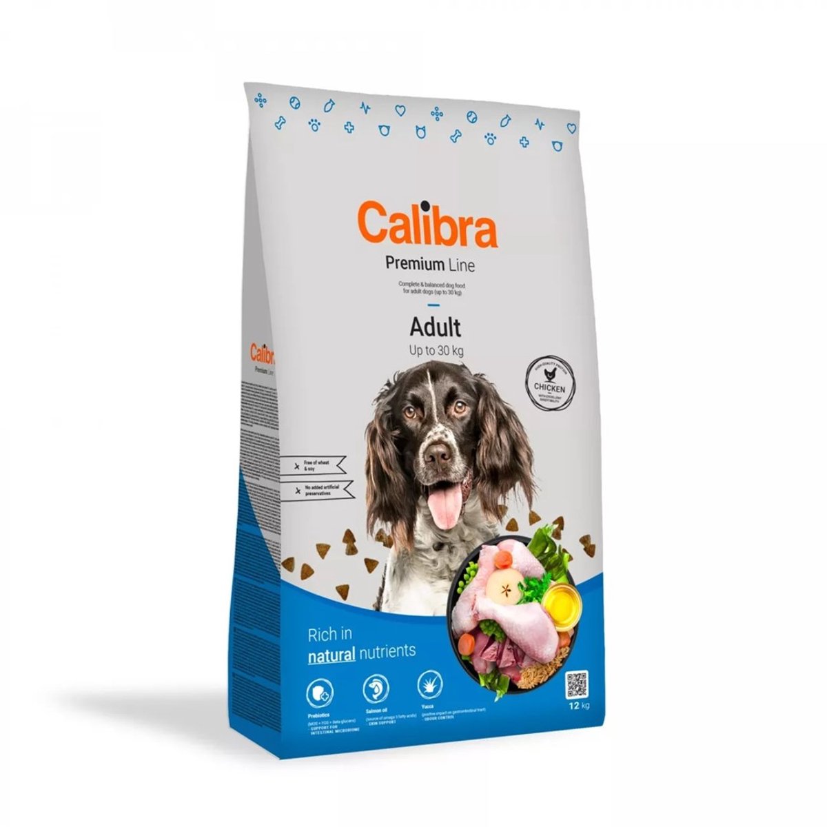 Calibra CALIBRA Premium Line - Droogvoer - Kip - Ondersteunt spijsvertering - Omega-3 voor vacht en huid
