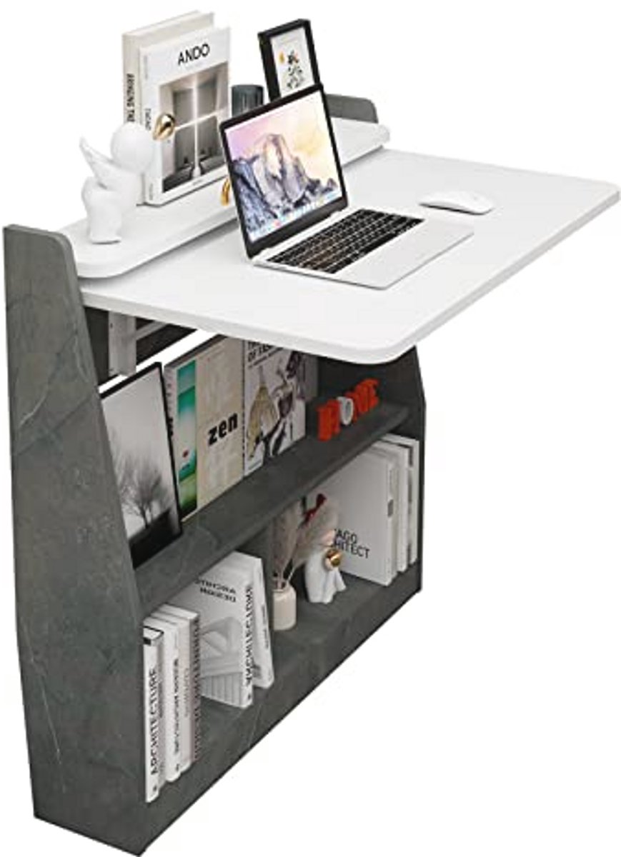 Moderne Wandtafel - Opklapbaar Bureau voor Thuiswerk en Gaming