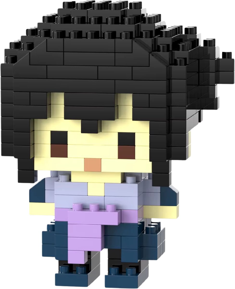 Sasuke Uchiha - Naruto - Nano Blocks - Bouwset– 188 Stukjes DIY Mini Bouwstenen - Blokken - Speelgoed - BRICKY