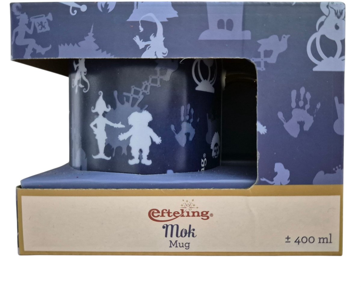 Efteling Mok - Beker - Blauw/Goud - Geschenkverpakking