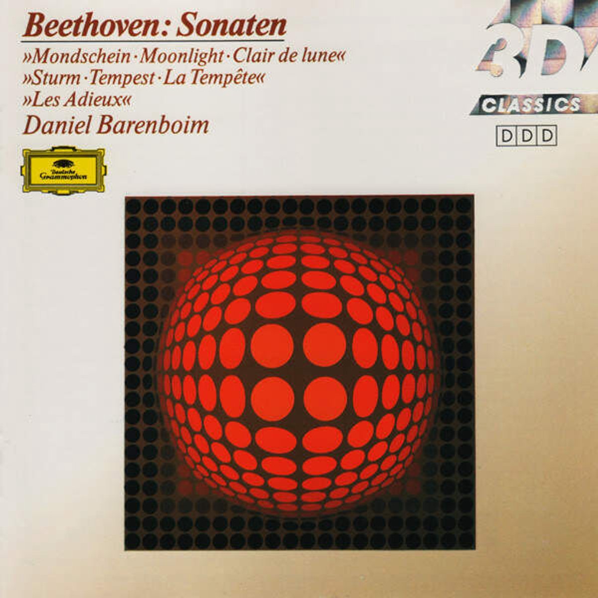 Piano Sonatas・Nos. 14 Moonlight・26 Les Adieux・17 The Tempest