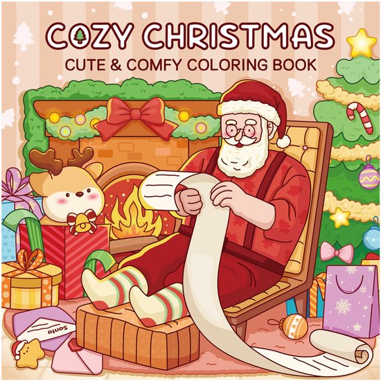 Cozy Christmas Coloringbook - 40 Kerst kleurplaten voor volwassenen en kinderen