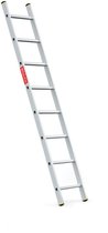Baulich Lichtgewicht aluminium ladder - 8 treden - Aanleunladder met antislip sporten - Voor professioneel en huishoudelijk gebruik - Werkhoogte 320 cm - 150 kg