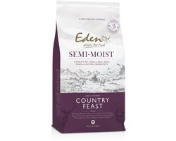 Eden Semi-Moist Country Feast – Lam & Eend – Halfvochtige Hondenvoeding – 10 kg – Graanvrij & Hypoallergeen