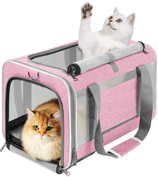 PULUZ 1 Pièce - Sac de transport Animaux - Transport léger Animaux animaux de compagnie Rose
