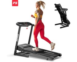 ZIPRO® Pulse - Loopband Inklapbaar met Hellingfunctie - Elektrisch 1-12 km/h - LCD-Display - 12 Programma’s, Bluetooth App, Hartslagmeting, Caloriemeting - Inklapbare met Helling - Treadmill voor Thuis - Opvouwbare