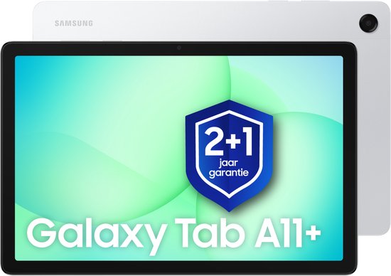 Samsung Galaxy Tab A11 Plus - Wi-Fi - 256GB - Silver + 1 jaar extra garantie