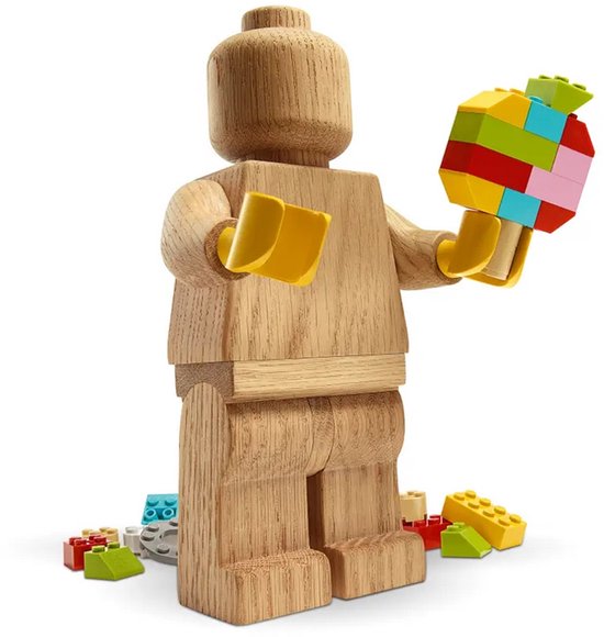 Lego Wooden Collection - Minifiguur - Hout - Bruin -