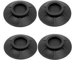 4 stuks anti-vibratie wasmachine pads - wasdroger machine rubberen stabilisator mat voetsteunproducten voor anti-lopen ruisonderdrukking en schokdemper