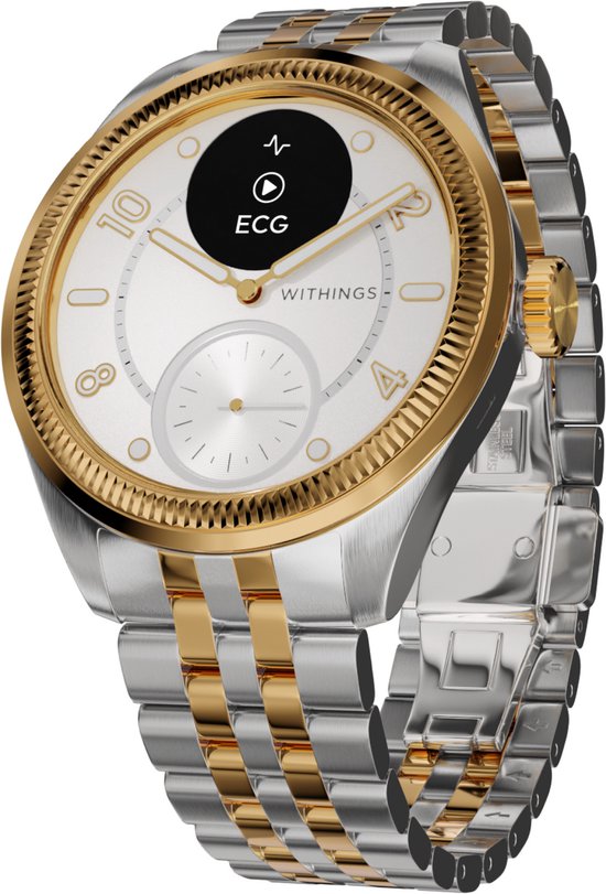 Withings ScanWatch - Nova Brilliant - 39mm - Hybride Smartwatch - Goudkleurig