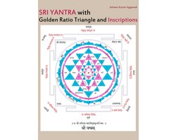 Sri Yantra with Golden Ratio Triangle and Inscriptions