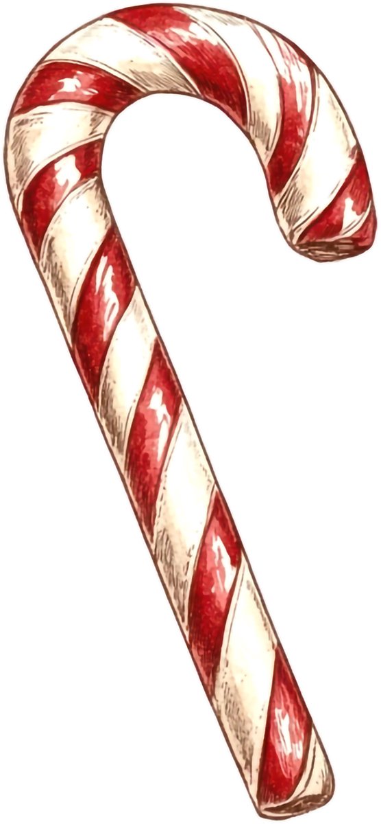 Kerst Muursticker - Kerstlolly (set van 6) – Herbruikbaar & Duurzaam – Eenvoudig Aan te Brengen – Annet Weelink Design