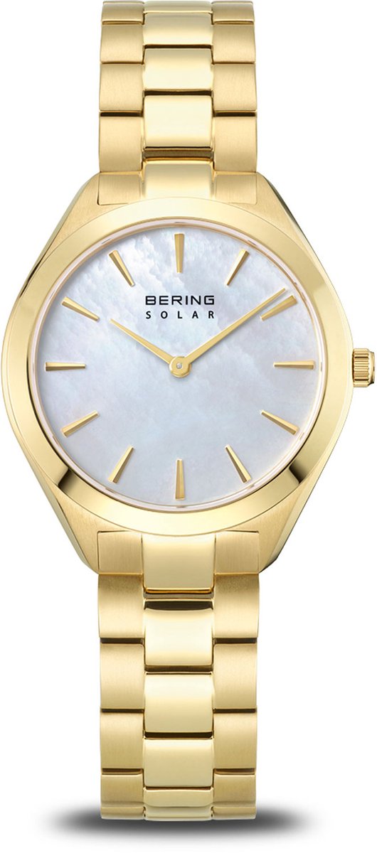 Bering dames SOLAR horloge goudkleurig 17331-734