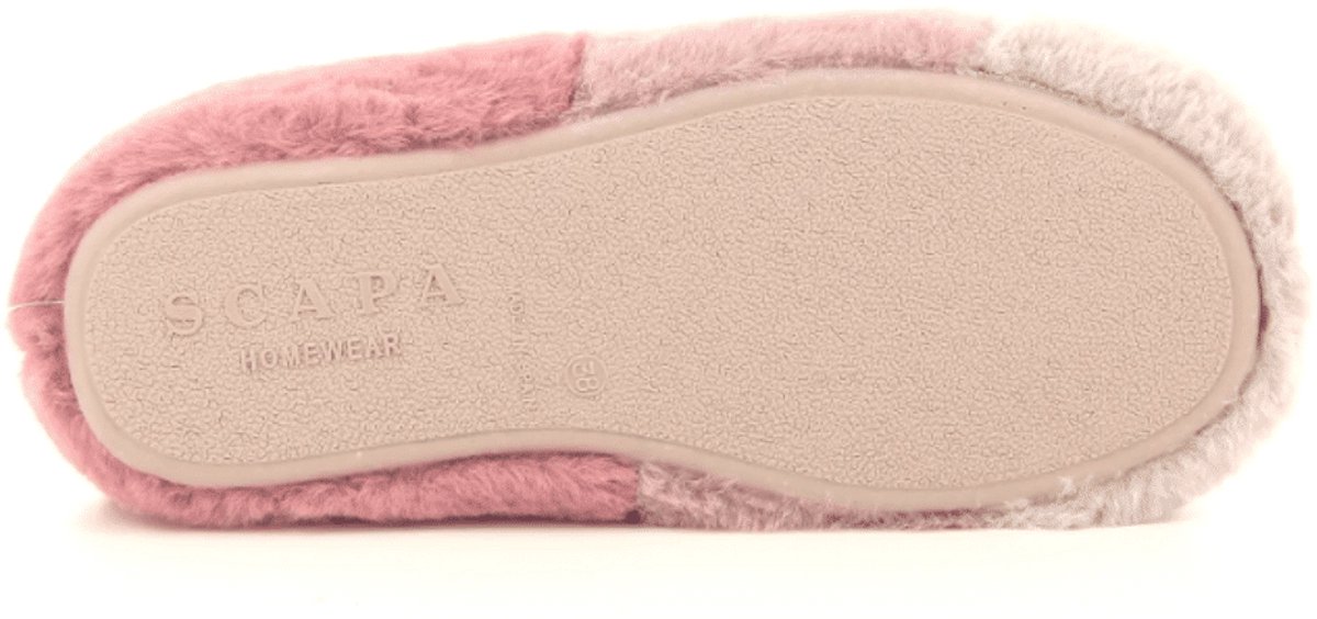 Scapa Dames Pantoffel Roze | Rose | Maat: 42
