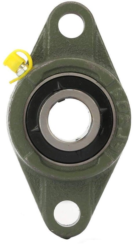 Othmro KP006 flens kussen blok lager, 30mm boring diameter, lager staal gietijzer set schroef slot 1 stks