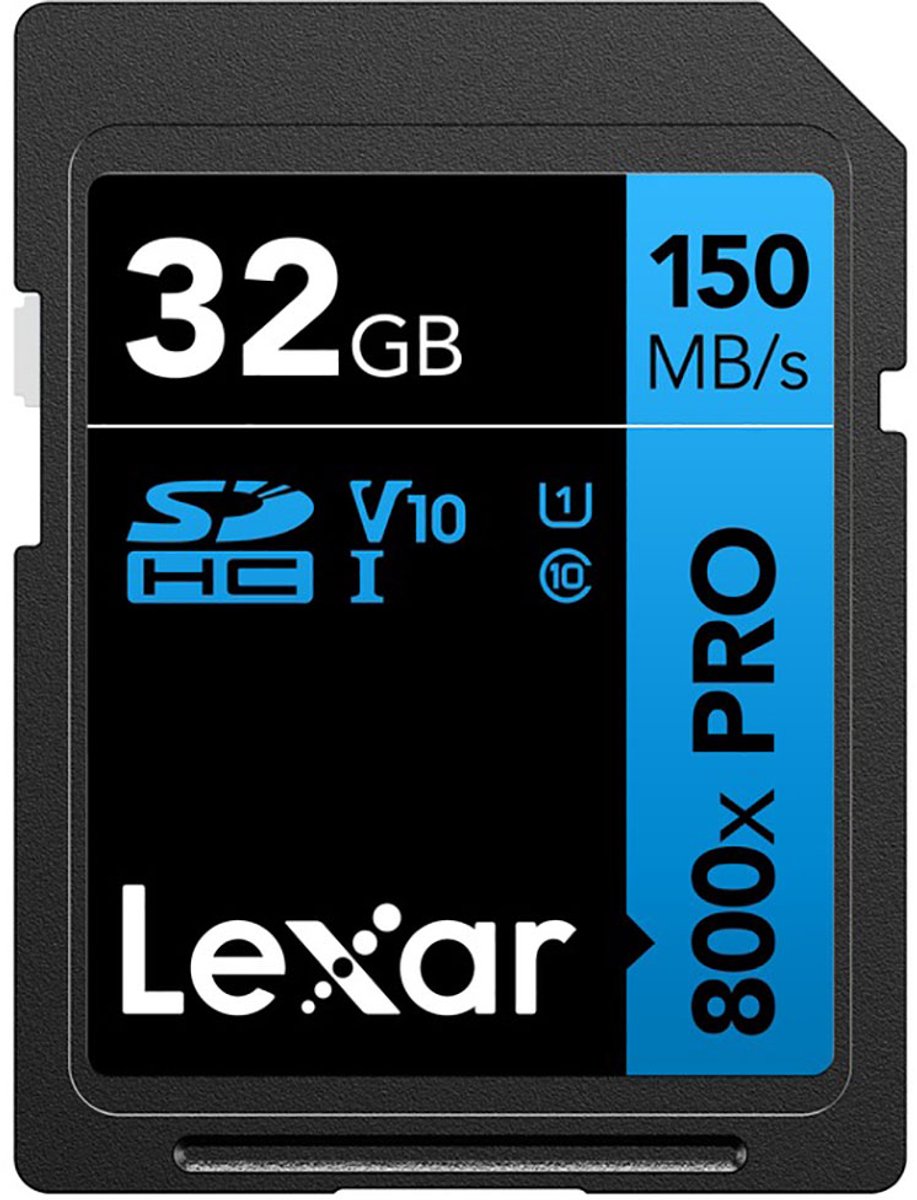Lexar SDXC 800X Pro Blue Series 32GB UHS-1 V10