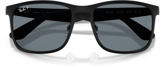 Ray Ban - Matte Black - Blue Chromance — afbeelding 2