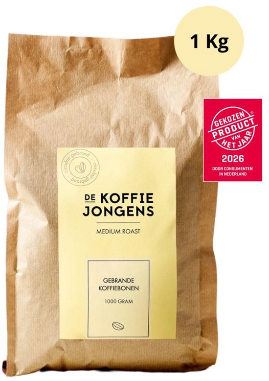 De Koffiejongens - Medium Roast - biologische koffiebonen - 1 kilo