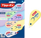 Tipp-Ex Mini Pocket Mouse Correctieroller Pastel - 6m x 5mm - 6 Stuks - Voordeelverpakking Correctie