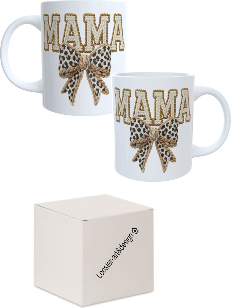 Bedrukte koffie beker - Thee mok - mama - moeder