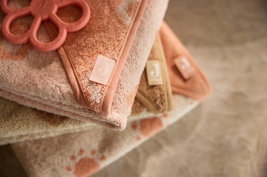 Jollein Badcape Baby - Jersey / Badstof - 75x75 cm - Jacquard - Teddy Bear van Merkloos — afbeelding 5