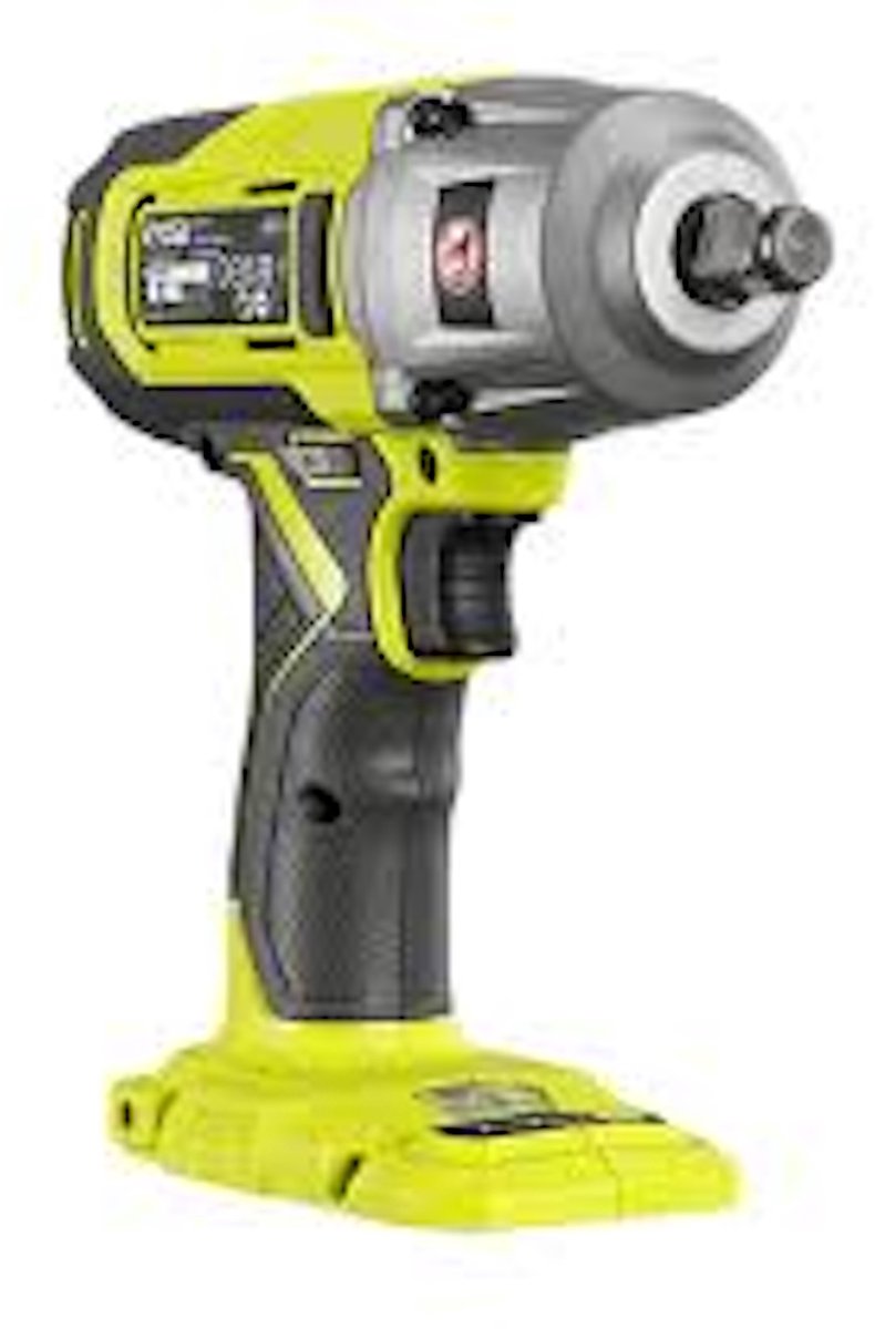 Ryobi ONE+ 18V Accu Slagmoersleutel RIW18‑0 – 3‑Versnellingen | Zonder Accu en Lader