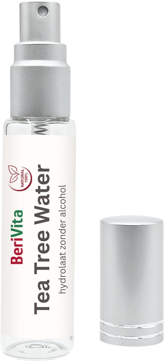 Tea Tree Water 10ml Spray - Puur - Zonder Alcohol - Zuiverende Natuurlijke Toner - Hydrolaat