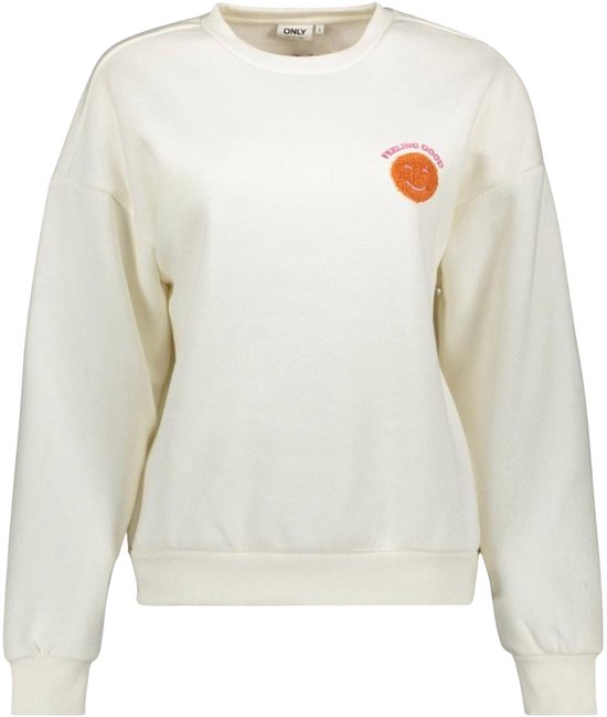 Only Daze Terry Print Sweater Dames - Maat L