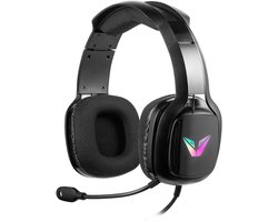 VX Gaming Maverick Gaming Headset met Microfoon - Bedraad - RGB Verlichting - Bluetooth - Geschikt voor PC / PS4 / PS5 / Xbox / PC (VX-243-BK)