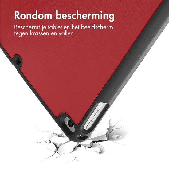 iMoshion Trifold iPad Bookcase (2018) / (2017) / Air 2 / couverture comprimé Air - Rouge